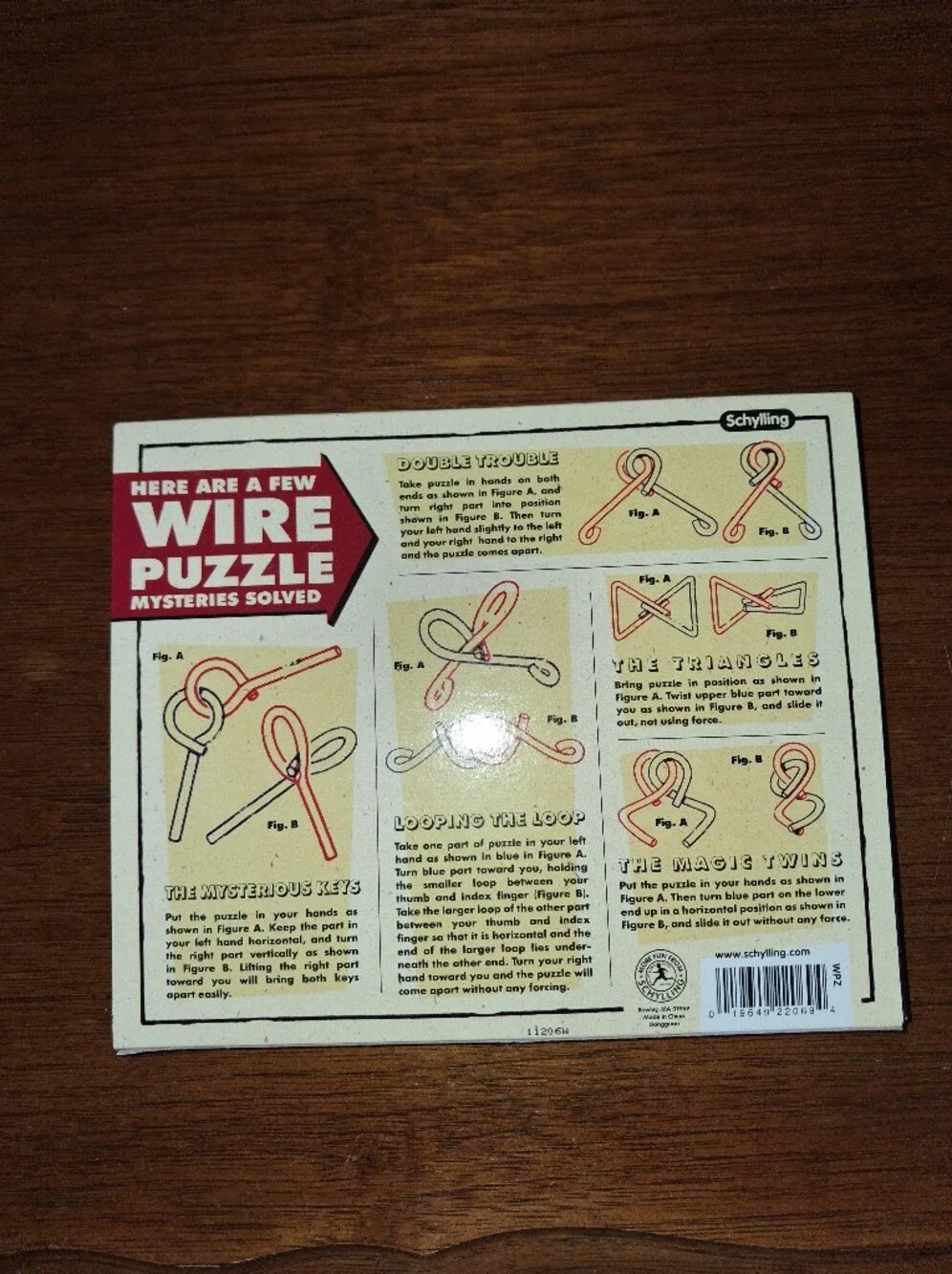 Schylling wire puzzles